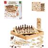Dal Negro kit scacchi dama tria legno 36x36 cm
