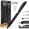 Regalo Uomo, Idee Regalo Uomo Natale, Penna Multifunzione 9 in 1, Idee Regalo Uo