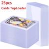 25 TOPLOADER CARDS POKEMON ONE PIECE DRAGON BALL MAGIC FILM BUSTE PROTECTOR