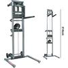 AGFRI Elevatore sollevatore manuale con ruote per climatizzatore - portata 160 kg