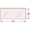 GB Ricambi Lunotto Posteriore Trattore Same, Lamb. Explorer, Rif.0.9231.255.0-900x900x380mm