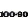 CNH Stemma Logo Scritta Cofano Trattore Fiat 100-90, 100-90 DT, Rif.5132099, CNH