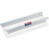 Herlitz Book Protection Film, 400 mm x 3 m, pp, autoadesivo trasparente, linee d