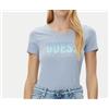GUESS T-Shirt Donna Cotone Manica Corta Guess W5GI14J1314 A70Q Azzurro