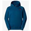 THE NORTH FACE Felpa Uomo Con Cappuccio The North Face Raglan Redbox A89F9 F9T Petrolio