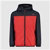 CMP CAMPAGNOLO Giacca Junior CMP CAMPAGNOLO Antipioggia 32X5804 C812 Rosso Blu