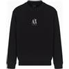 AX ARMANI EXCHANGE Felpa Uomo Armani AX Logo XM000368 UC001 Nero