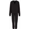 EA7 EMPORIO ARMANI Tuta Donna EA7 Emporio Armani Felpa e Pantalone 7W000125 UC001 Nero