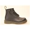 DR. MARTENS 101 YS scarpa anfibio donna 6 fori in pelle nera