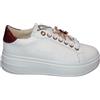 KEYS Scarpe Donna Keys Sneakers Moda Fashion Confort Lacci 10521 9525 Bianco