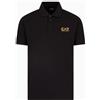EA7 EMPORIO ARMANI Polo Manica Corta Uomo EA7 Emporio Armani 8NPF14 0208 Nero