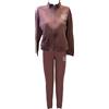 EA7 EMPORIO ARMANI Tuta Da Ginnastica Donna Full Zip EA7 Emporio Armani 6DTV55 1755 Marrone