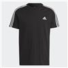 ADIDAS T-Shirt Uomo Adidas Essentials Single Jersery 3-Stripes IC9334 Nero