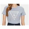 GUESS T-Shirt Donna Cotone Manica Corta Guess W5GI05I3Z14 A70Q Azzurro