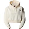 THE NORTH FACE Felpa Con Cappuccio Donna Logo The North Face Trend Crop Hoodie A5ICY QLI Panna