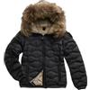 BLAUER Piumino Blauer Junior Bambina Con Cappuccio 25WBLGC03387 999EI Nero
