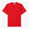LACOSTE T-shirt Uomo Manica Corta LACOSTE Regular Fit TH7318 240 Rosso