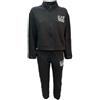 EA7 EMPORIO ARMANI Tuta Da Ginnastica Donna Full Zip EA7 Emporio Armani 6DTV55 0200 Nero