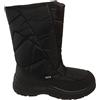 AXA Doposci Uomo Axa Berto Snowboot Neve Sci Montagna Zip Nero