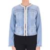 LIUJO Giacca Donna Liu Jo Jeans Cotone Regular Stretch Strass UA4196 78214 Denim