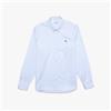 LACOSTE Camicia Uomo Lacoste Manica Lunga Regular Fit CH2933 T01 Bleu Clair