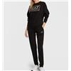 EA7 EMPORIO ARMANI Tuta Donna EA7 Emporio Armani Viscosa Girocollo Felpa Pantalone 6LTV59 0200 Nero