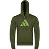 ADIDAS Felpa Cappuccio Uomo Adidas Perfo Script Graphic ADICLHDPS BX Verde