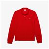 LACOSTE Polo Uomo Manica Lunga LACOSTE Classic Fit L1312 240 Rosso