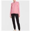 EA7 EMPORIO ARMANI Tuta Donna EA7 Emporio Armani Cotone Garzato Felpa Pantalone 3RTV56 24BD Rosa