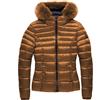 REFRIGIWEAR Piumino Donna RefrigiWear Mead Fur Jacket Cappuccio RA0035 H05560 Bronzo