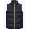K-WAY Gilet K-Way Uomo Le Vrai 3.0 In Nylon Thermore Ecodown K5126HW K89 Blu