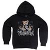 DISCLAIMER Felpa Donna Disclaimer Cotone Garzato Cappuccio Fashion 53225 Nero