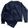 EA7 EMPORIO ARMANI Tuta Uomo EA7 Emporio Armani Cotone Felpato Logo 6RPV66 1554 Blu