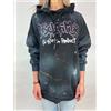 DISCLAIMER Felpa Donna con Cappuccio DISCLAIMER Stampa Logo 51692 Nero