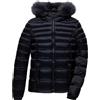 REFRIGIWEAR Piumino Donna RefrigiWear Mead Fur Jacket Cappuccio RA0035 F03700 Blu