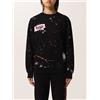 DISCLAIMER Felpa Girocollo Donna DISCLAIMER Stampa Logo 51691 Nero