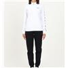 EA7 EMPORIO ARMANI Tuta Donna EA7 Emporio Armani Cotone Felpato Completo 6LTV68 22BA Bianco