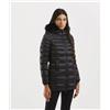 REFRIGIWEAR Piumino Donna RefrigiWear Long Mead Fur Cappuccio RA0035 G06000 Nero