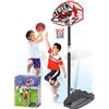 BAKAJI Basket Canestro Piantana Per Bambini Altezza Regolabile 230cm Base Riempibile