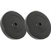 vidaXL Pesi a Disco Gommati per Manubri/Bilancieri Piastre 2x 10 kg/4x 5 kg vidaXL