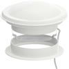 Oblò Sfiatatoio per Camper, Caravan E Roulotte (Ghiera Alta 60Mm E Ventola 12V)