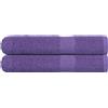 vidaXL Asciugamani per Sauna FROGN 2 pz Viola 80x200cm 360 g/m² vidaXL
