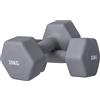 Set 2 Manubri Esagonali Da 2X1/2/3/4/5/6/7/8/9/10 Kg in Metallo E Plastica, 2 Ma