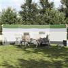vidaXL Frangivento Campeggio Grigio Arancione 366x152x152 Impermeabile vidaXL