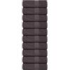 vidaXL Asciugamani Ospiti FROGN 10 pz Antracite 30x50cm 360 g/m² vidaXL