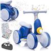 Bicicletta Senza Pedali Elettrica Con Macchina per Bolle per Bambini E Bambine D