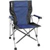 Brunner Sedia per Esterni Sedia Pieghevole Campeggio Acciaio 51x44x90 Blu Raptor Brunner
