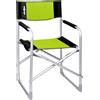 Does not apply 0404184N.C70 Sedia Regista Captain, Verde/Nero