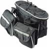 DUNLOP Borsa Multifunzione Per Bicicletta 3 Tasche + Rete Borsone Da Bici Dunlop Grigio