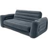 Intex Divano Letto Gonfiabile Sofà 2 sedute Grigio 66552